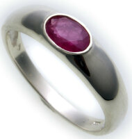 Bestpreis Damen Ring echt Weißgold 333 Rubin 8kt...