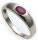 Bestpreis Damen Ring echt Weißgold 333 Rubin 8kt Gold made in Germany Qualität
