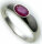 Bestpreis Damen Ring echt Weißgold 333 Rubin 8kt Gold made in Germany Qualität