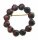 Brosche m. Granat Gold 333 Granatbrosche Granatschmuck Gelbgold Damen 8kt