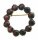 Brosche m. Granat Gold 333 Granatbrosche Granatschmuck Gelbgold Damen 8kt