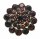 Brosche m. Granat Gold 585 Granatbrosche Granatschmuck Gelbgold Damen 14kt 3925/