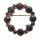Brosche m. Granat Silber 925 Granatbrosche Sterlingsilber Damen  3176/8GR