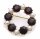 Brosche m. Granat Zuchtperle Gold 585 Granatbrosche 3916/5GR.ZP