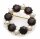 Brosche m. Granat Zuchtperle Gold 585 Granatbrosche 3916/5GR.ZP
