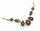 Collier Granat echt Silber 925 Halsschmuck Sterlingsilber  Damen Halskette 4009/