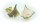 Damen Ohrringe Ginkgoblatt Ginkgo Gold 585 Ohrstecker Stecker Gelbgold