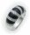 Damen Ring echt Silber 925 Zirkonia Sterlingsilber schwarz Qualität TBRS00760