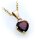 Anhänger m. Granat in Gold 333 Granatanhänger Herz Gelbgold Qualität Neu Top