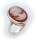 Damen Ring m Muschelgemme in Silber 925 Gemmenring Sterlingsilber Muschelkamee