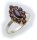 Damen Ring m. Granat in Gold 333 Granatring alle Weiten Gelbgold Qualität 8315/3