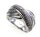 edler Damen Ring echt Silber 925 Zirkonia weiß Sterlingsilber Qualität