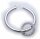 Einhänger für Creolen echt Silber 925/- mit Zirkonia Sterlingsilber Qualität