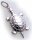 Neu Anhänger Schildkröte beweglich echt Silber 925 Unisex Sterlingsilber