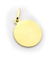 Neu Anhänger Schutzengel Gottes Segen teilmatt 585 Gold Gelbgold Unisex Geschenk