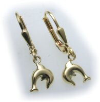 Neu Kinder Ohrringe Hänger Ohrhänger Delfin 3D...
