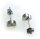 Ohrringe Stecker Edelstahl Herz Zirkonia Ohrstecker Hardwear by Landmesser Neu