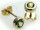 Ohrringe Stecker Peridot echt Gold 585 Damen Ohrstecker 14kt grün Gelbgold