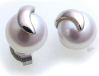 Ohrringe Zuchtperlen 7,5mm Weißgold 585 Perle...