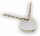 Taufring Zirkonia 333 Gold zur Taufe poliert ohne Kette Gelbgold Kinder Baby