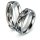 Titanfactory Titan Trauringe TF106 mit 1 Brillanten ges. 0.03 ct. w/si 52455