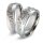 Titanfactory Titan Trauringe TF88 mit 5 Brillanten ges. 0.05 ct. w/si Diamant
