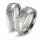 Titanfactory Titan Trauringe TF88 mit 5 Brillanten ges. 0.05 ct. w/si Diamant