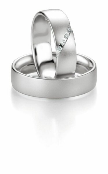 Trauringe Breuning Palladium Collection 2605/2606 in Palladium 950/-