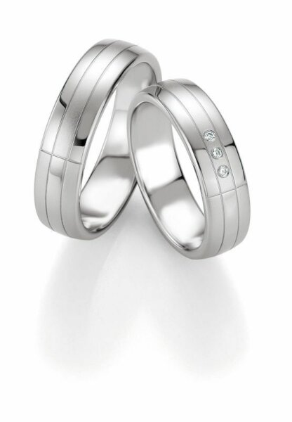 Trauringe Breuning Palladium Collection 2625/2626 in Palladium 950/-