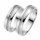 Trauringe Rauschmayer 05531 in 585/- Weißgold mit Brillant 0.015 ct. w/si
