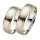 Trauringe Rauschmayer 50805 in 585/- Weiß- und Gelbgold mit Brill 0.015 ct. w/si