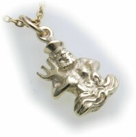 Anhänger Sternzeichen Wassermann echt Gold 333 massiv Tierkreiszeichen klein 8kt