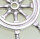 Anhänger Steuerrad echt Silber 925 Einhänger Sterlingsilber Schiff Unisex Ruder