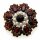 Brosche m. Granat Zuchtperle Gold 333 Granatbrosche XXL 3024/3GR.ZP