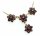 Collier Granat echt Silber 925 Halsschmuck Sterlingsilber Damen Halskette 4141/8