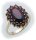 Damen  Ring m. Granat in Gold 333 Granatring alle Weiten Gelbgold Qualität 8052/
