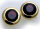 Damen Ohrringe groß Granat in Gold 585 Granatohrringe Gelbgold Ohrstecker 14kt