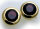 Damen Ohrringe groß Granat in Gold 585 Granatohrringe Gelbgold Ohrstecker 14kt