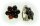 Damen Ohrringe m. Granat in Gold 333 Granatohrclip Clips Gelbgold Qualität 5503/