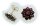 Damen Ohrringe m. Granat in Gold 585 Granatohrringe Gelbgold Ohrstecker 6901/5GR