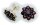 Damen Ohrringe m. Granat in Gold 585 Granatohrringe Gelbgold Ohrstecker 6913/5GR