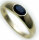 Bestpreis Damen Ring echt Gold 333 Safir 8kt Qualität Saphir Gelbgold Blau  Neu