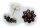 Damen Ohrringe m. Granat in Silber 925 Ohrstecker Sterlingsilber Stecker 6902/8G