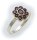 Damen Ring m. Granat in Gold 333 Granatring alle Weiten Gelbgold Qualität 8013/3