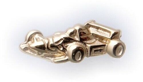 Herren Ohrringe Stecker echt Gold 585 Formel 1 Rennauto