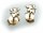Kinder Ohrringe Ohrstecker Elefant echt Gold 585 massiv 14kt Gelbgold Stecker