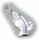Neu Anhänger betende Hände echt Silber 925 24x14 mm Jesus Sterlingsilber Christ
