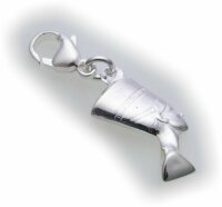 Neu Charm Nofretete Silber 925 Karabiner Ägypten Anhänger Sterlingsilber massiv