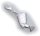 Neu Charm Nofretete Silber 925 Karabiner Ägypten Anhänger Sterlingsilber massiv