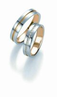 Trauringe Breuning Design Collection 5215/5216 in 585 Gold Bicolor 14 kt